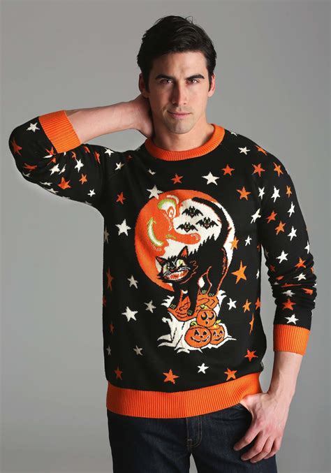 funny halloween sweaters|vintage halloween sweaters.